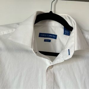 Vince Camuto Slim Fit White Dress Shirt